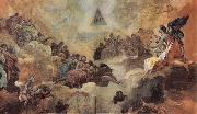 Francisco Goya Adoration of the Name of God by Angels oil painting